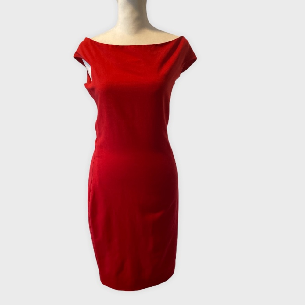 Dsquared2 Red Sheath Dress, Sz 40 (US 4)